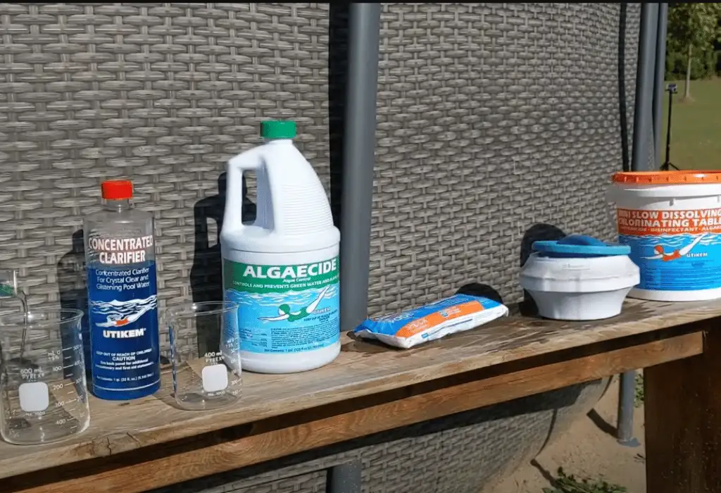 Above Ground Pool Maintenance items